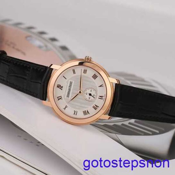 Funktionale AP -Armbanduhr 15056BC Manual Mechanical 18K Platinum Luxury Watch Rose Gold 15056or.OO.A067CR.02