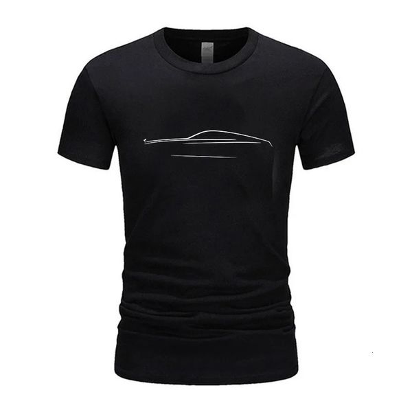 Herren Casual Top kurzärmeliges T -Shirt mit Autobild Fashion Design Street Basic Graphic Plain 240403