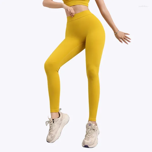 Pantaloni attivi da donna a forma di V Sexy Yoga High Waist and Hip Solveding Sports Fitness di alta qualità