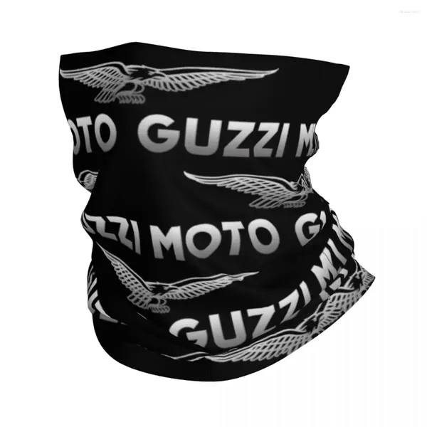 Lenços moto moto guzzi motocicleta de corrida de motocross bandana tampa de pescoço de pescoço estampado lenço de cachecol multiuso esportes ao ar livre para homens para homens