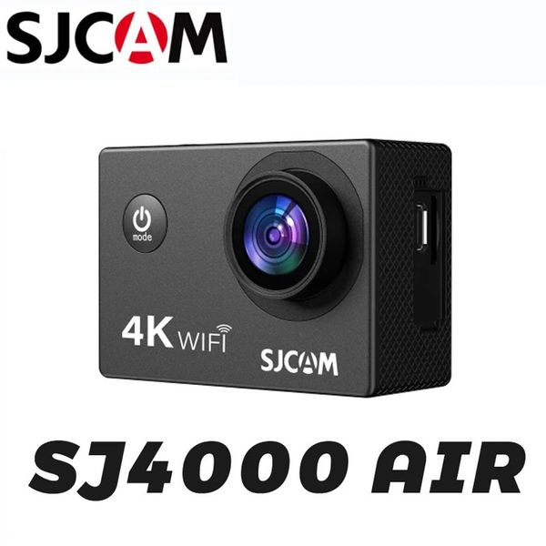 SAM SJ4000 Air Action Camera 4K 30pfs 1080p 4x zoom wifi bicycle Helmet Sports Cam camocerionisti video impermeabili 240407