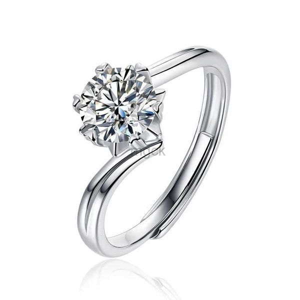 Anelli nuziali Nabest 2024 Nuovo 925 Sterling Siver Custom Moissanite Ring Diamond Gra Certificazione Mossanite Ring Impegno per matrimoni per donne 240419