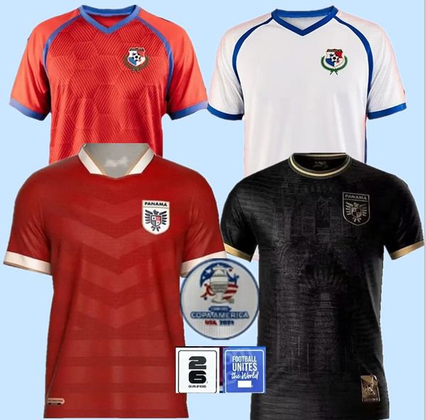 Nuove maglie da 2024 Panama Socer Home Red Away Black 24/25 Camicie da calcio della squadra nazionale Eric Davis Alberto Quintero Thailandia Qualità