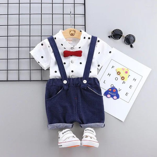 Kleidungsstücke Ienens Baby Boys 2pcs T-Shirt Overalls Shorts Säugling Kleinkind Baumwolle tragen Tops Bottoms Hosen Kinder Anzüge 1-4 Jahre