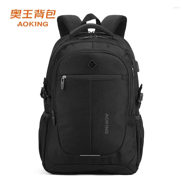 Rucksack Männer Reisen Bags Business Laptop Fit 15 Zoll computer wasserdichte College -Schulbeutel für Black Rucksack Mochila