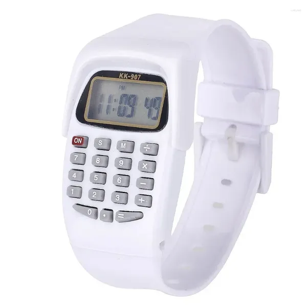 Relógios de pulso 2 em 1 Moda Digital Student Exame calculadora especial RESPOSTA CRIANÇAS Time eletrônico Mini