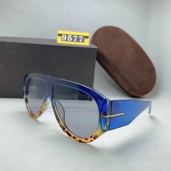 Designer Tom Sonnenbrille Wellenmaske Sonnenbrille Großer Rahmen Frauen Männer polarisierte Brille Acetat Faser Hip Hop Luxusklassiker Sonnenbrille UV400 Schutzbrille22