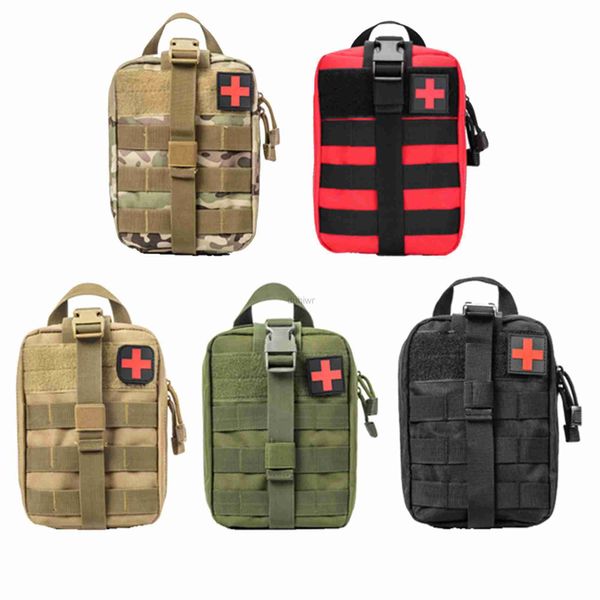 Erste -Hilfe -Versorgung heiß! Rapid Deployment Erste -Hilfe -Kit Taktische Militärs Molle Bag Militär EDC Tactical Medical Bag Outdoor Hunting Survival Kit D240419