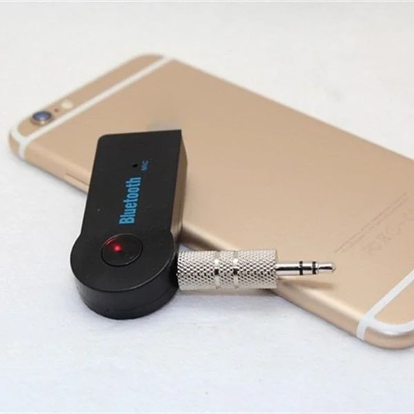 2024 Novo 2 em 1 Wireless Bluetooth 5.0 Adaptador de transmissor de receptor 3,5 mm para carros de carro