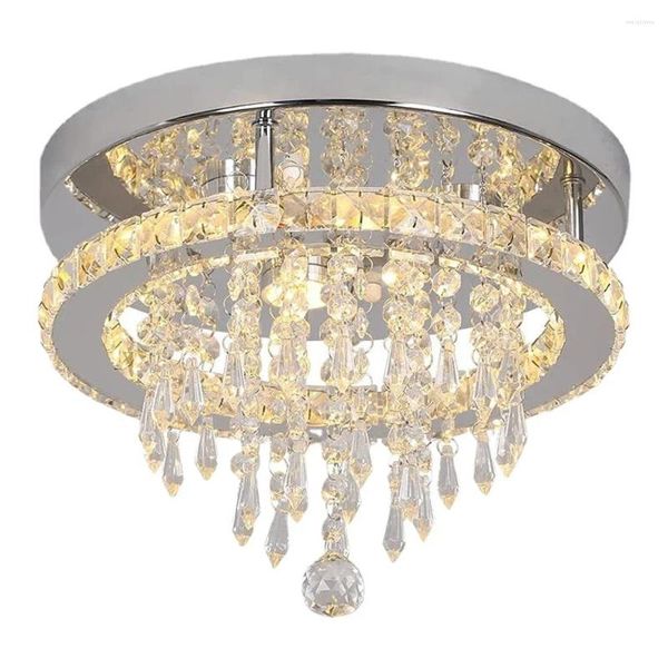 Luzes de teto Cristal lustre iluminação leve elegante gotículas modernas lâmpada pendente para quarto corredor da sala de estar