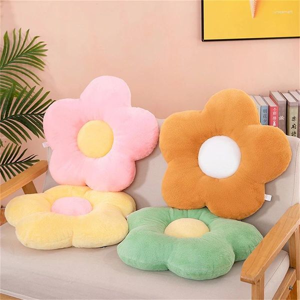 Cuscino fiore peluche lancia sedia a pianta morbida camera da letto cuscini decorativi cuscini divano s girl regali