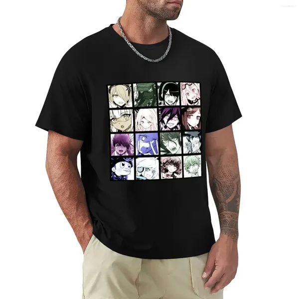 Polos maschile Drv3 Collezione manga (colorata) t-shirt neri animali Prinfor per ragazzi camicie alte
