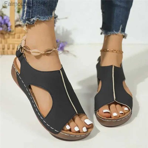 Sandálias Sapatos da moda verão Novos sandálias autênticas femininas não deslizam sandálias de festa sexy e escorregadia Zapatos de Mujer calçados q240419