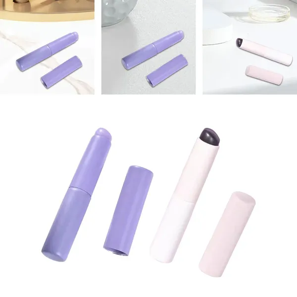 Make -up -Bürsten Silikon Lippenbürste mit Aluminiumröhrchen Lidschatten -Lippenstift für tägliche Verwendung von Travel Beauty Performance Home