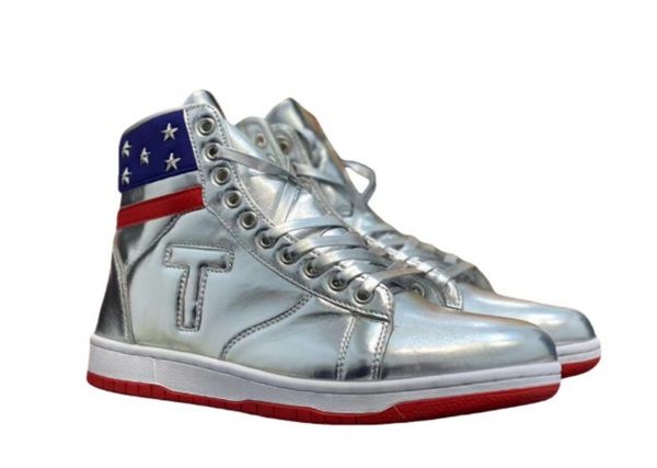 Sapatos casuais Sapatos casuais t caixa de tênis Trump The Never Surrender High-Tops Designer 1 TS Sliver Men personalizado Men Outdoor Comfort Sport Party Trendy Lace-up Party 36-46