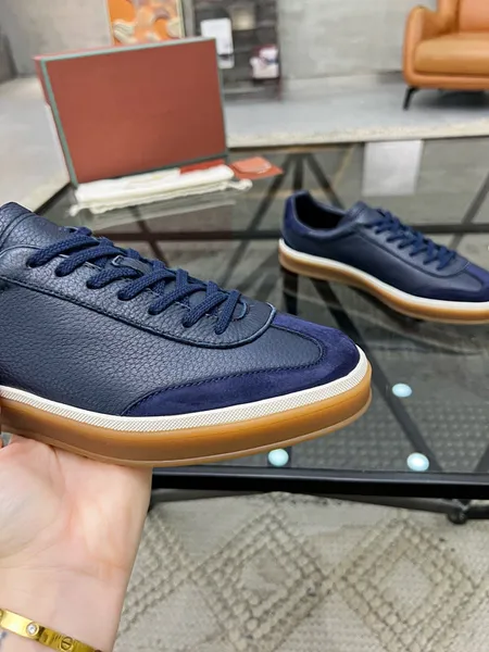 Hot Fashion Designer Running Shoes Athletic Mens Black Navy Treinadores de plataforma vintage Spezial Blue Blue Shokers 38-44 EDJ240101L