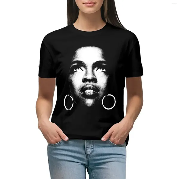 Polos femminile Lauryn Hill T-shirt Summer Clothes Vintage Female Tshirts Woman