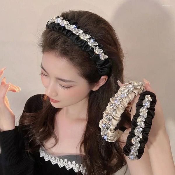 Haarklammern Temperament Retro Girl Geschenktuch Nische Design Kopfschmuck koreanischer Stil Frauen Haarband Kopfbedeckungen Blätter Hoop Stirnband