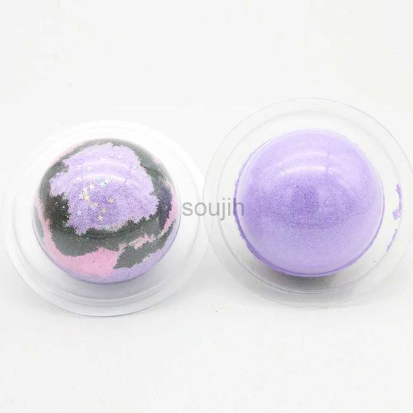 Пубная ванна фиолетовая очаровательная ароматическая звездная серия из пузырьковых бомб Ball Lavender Эфирное масло.