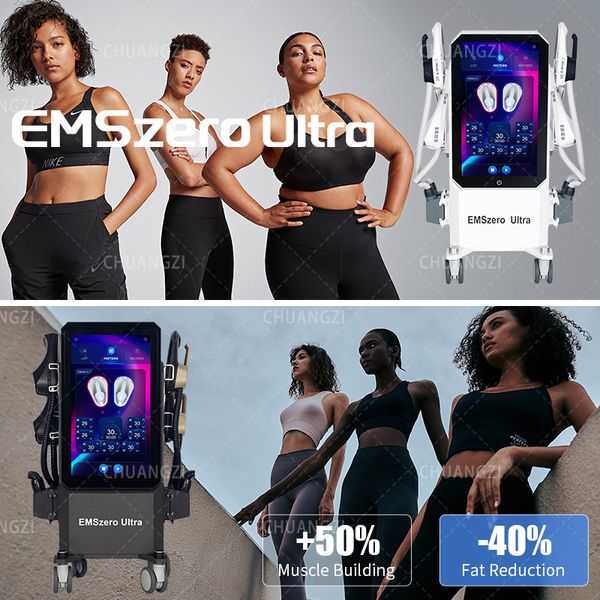 EMSZERO Body Sculpting Machine Muscle Gort Burning RF Metas corporais Reduzindo a estimulação muscular da gordura Profissional de queima de gordura