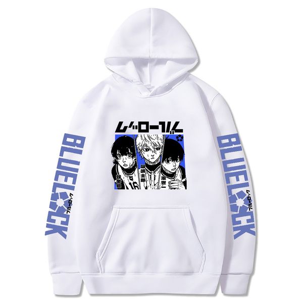 Grenzüberschreitende neue Herren-Hoodie-Kleidung Blue Gefängnis Anime Viertel Herrenpullover loser lässiger Kapuzepullover