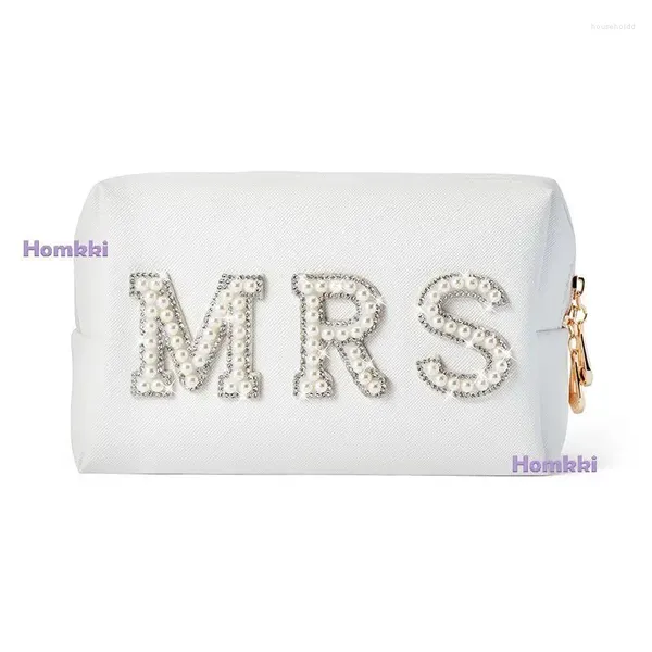 Borse di stoccaggio patch MRS sacchetto cosmetico versatile trucco per matrimoni PU PULLA PERSO PERSPETTA PORSE PORSE DONNA BIDI SONO SEMPLICE WASHINE WASH