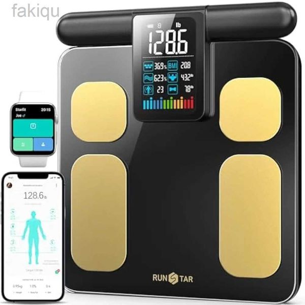 Escalas de peso corporal Escalas Digital Peso corporal Escala de banheiro escalas inteligentes com tela grande de cor FSA ou HSA Elegível Pessoa eletrônica pesando 240419