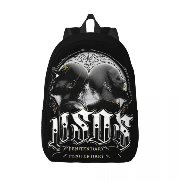 Bags WWE A Penitenciária dos USOS Authentic Backpack Middle High College School Student Book Bags Men Women Daypack Travel