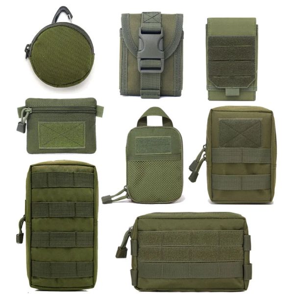 Pacchetti sacchi tattici taschini Molle sacchetti di attrezzatura militare sacchetti per la custodia del telefono accessori da caccia per campeggio cintura da pacchetto di fiammata dell'esercito