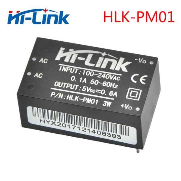 Поставки бесплатная доставка Новая Hilink AC DC 5V 3W Модуль питания 220V Модуль питания.