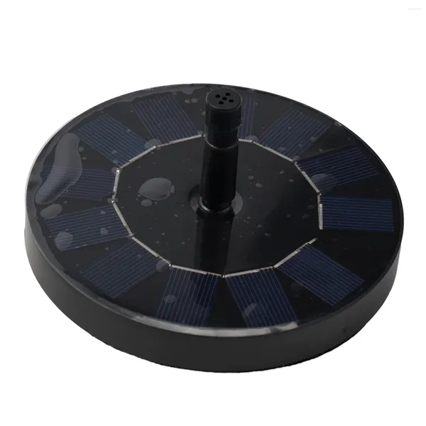 Decorações de jardim Pool de tinta solar e ecologicamente correto de 130 mm de diâmetro 7V/1W de alta qualidade lagoa