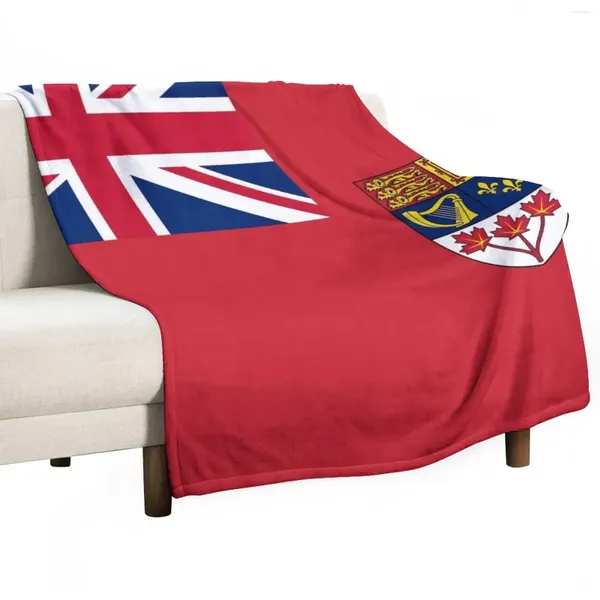 Decken Kanada Red Ensign Flag Vintage Canadian Symbol HD Hochwertige Online -Shop -Decke für Sofas Retros