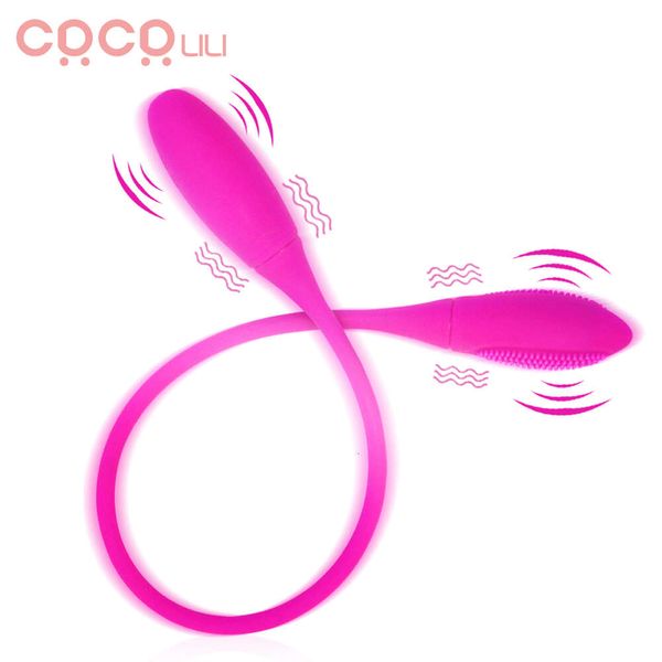 Doppel Eierkopfmotor Sexy Spielzeug für erwachsene Klitoris Stimulator Paar leistungsstarke G Spot Vibrator vibrieren Vagina intime Güter