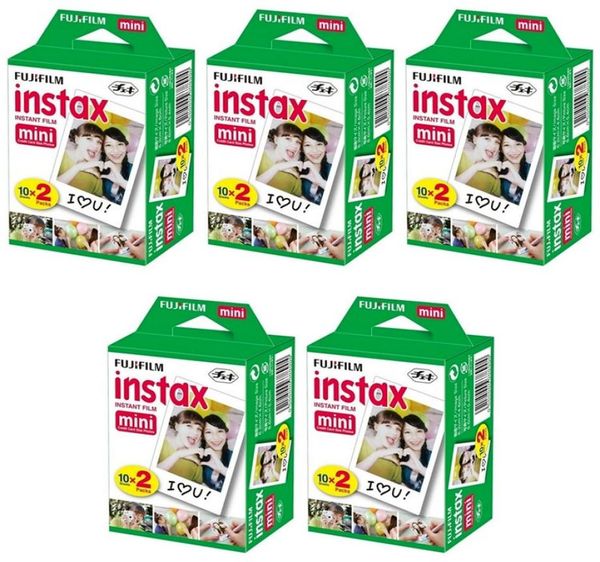 100 листовой коробки Fujifilm Instax Mini 8 пленка 520 листов для камеры Instax Mini 7S 25 50S 90 PO Paper White Edge 3 Dion4105809