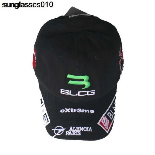 Caps American Baseball Cap Black Coppia BAP da corsa Racing ricamato Drop Drop New B Hat in primavera e estate del 2023