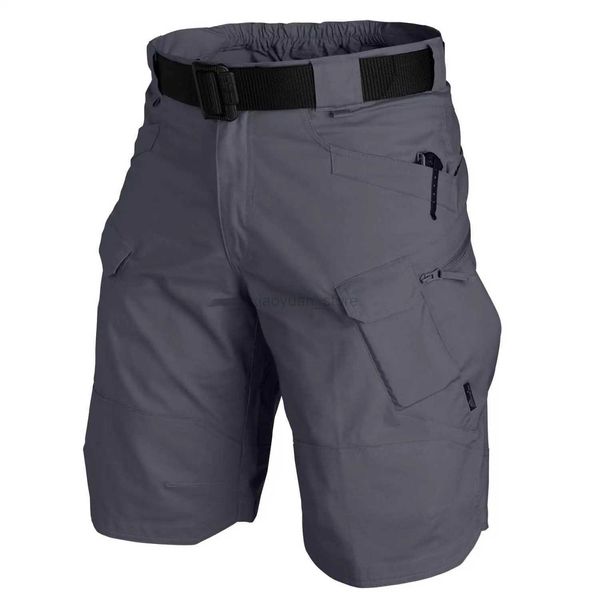 Shorts shorts masculinos homens urbanos militares de carga impermeável shorts táticos masculino camuflando ao ar livre calças rápidas secas de verão shorts casuais 240419 240419