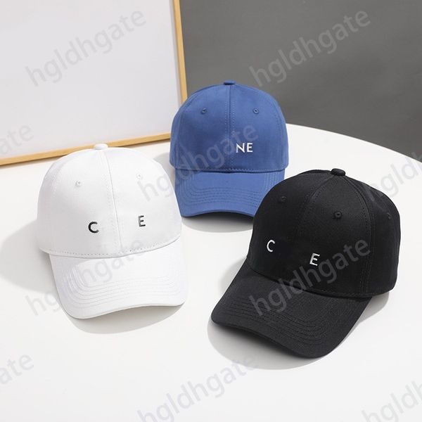 Дизайнерская бейсболка для мужчин вышивает роскошная буква летняя спортивная шляпа темно -синяя черная белая шляпа Дизайнеры Женщины причинные HG151