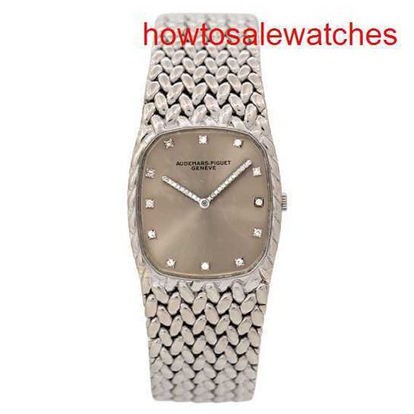 Womens AP Wrist Watch 18K White Gold Gold Graduado Diamond Manual Modans Moda Feminina Relógios Luxuros Swiss Watch Watch Watches de ponta