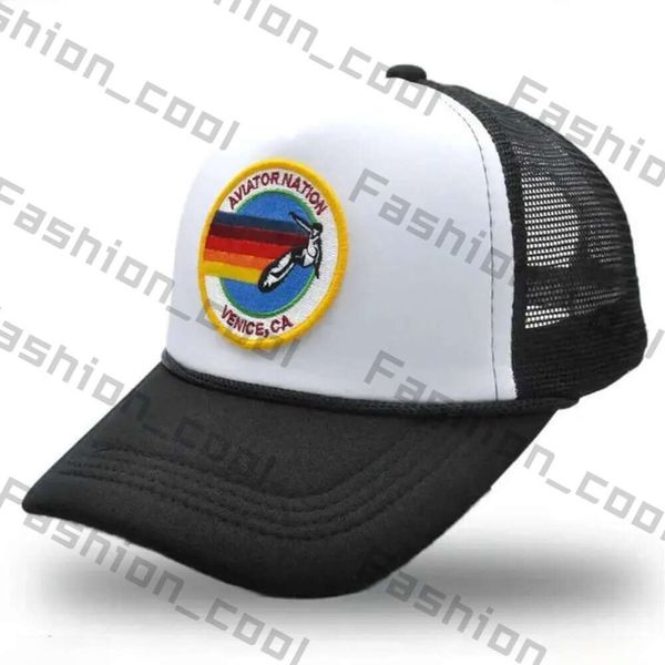 Caps de bola New Aviator Nation Trucker Designer Hat Surf Woman Baseball Pool Hat Party Hat Ventilate Beach Mesh Caps Man Hat Hat Hater Snapback Hats For Men 128