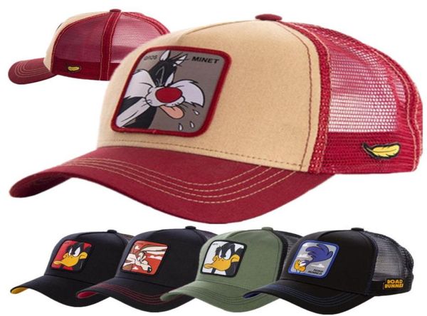 2021 Cappello per camionista di cartoni da cartone animato di alta qualità Disegno Disegno Design Baseball Cap 58 Styles Cap Gorras Casquette Drop9246804