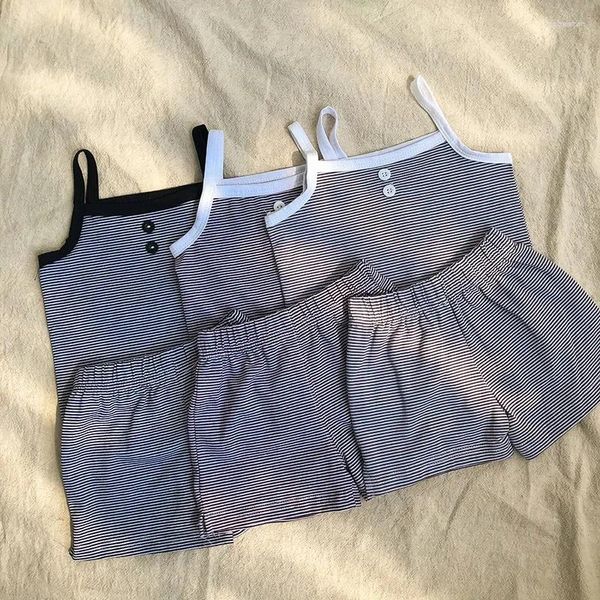 Roupas Conjuntos de roupas de verão Moda infantil Baby meninos roupas roupas de algodão com faixa de algodão com tampas de shorts casuais