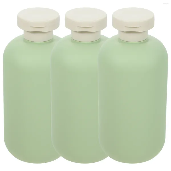 Badezubehör -Set 3 PCs Duschgelflasche Sub für Shampoo Pitchient Milk Make -up Kühlschrank Conditioner Flüssigkeit Aufbewahrung einfache Flaschen