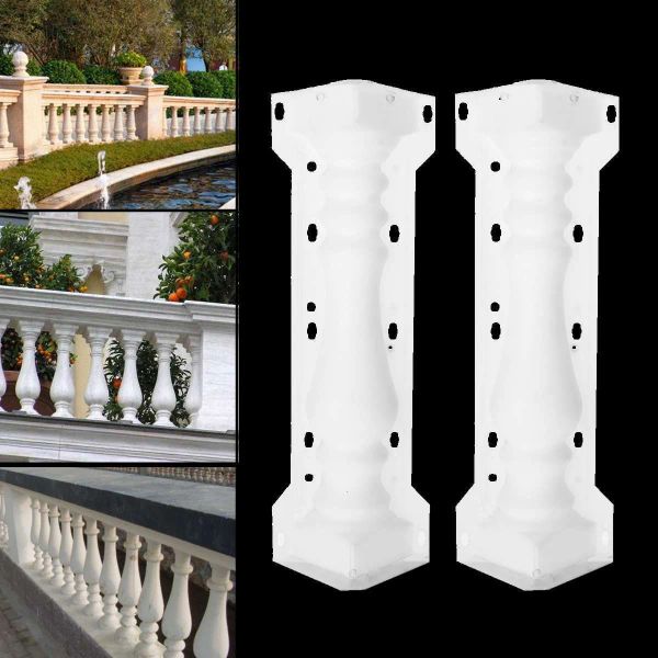 Edifícios Outros edifícios de jardim 60x14cm Roman Column Mold Bolcony Pool Pool Cence Cement Cement Plasking Concrete Coluna Guardrail Building Mold Mold