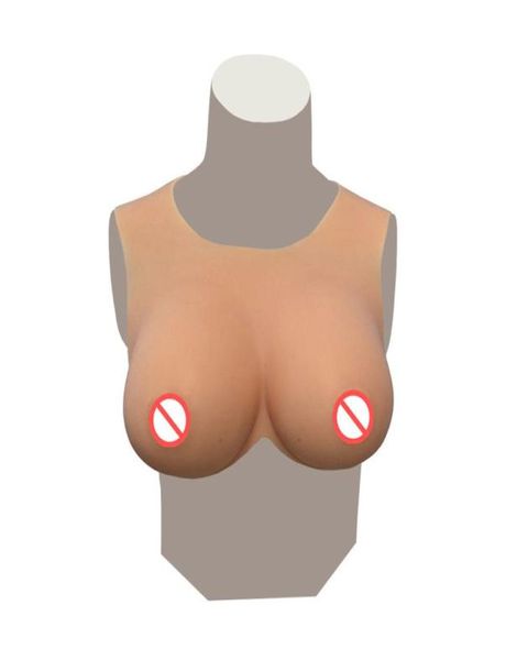 BCDEG Cup Artificial Fake Boobs Bodysuit Placas Silicone Breast for para transgênero crossdresser DragQueen Masquerade Bu4586864