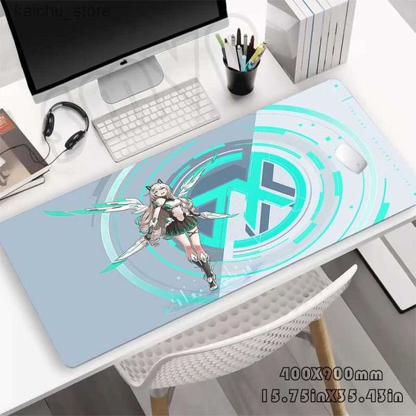 Mauspads Handgelenk ruht Asus Maus -Pad Gaming Mousepad Gamer Maus Matten Tastaturmatten Schreibtischpolster xxl 90x40cm Schreibtischmatte für Computer Y240419