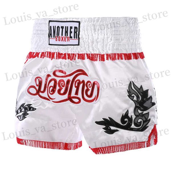 Shorts maschile New Muay Thai Boxing Shorts MMA Sports Kickboxing Pantaloni Sanda Boxeo Trunks Uomini per ragazzi RAGAZZI GIORNI RAGAZZATI SHOTHS SHORTS T240419