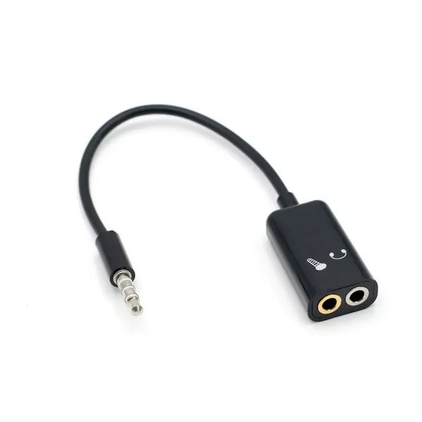 2024 Adaptador de fone de ouvido 2024 Splitter Splitter Splitter Audio Macho para fone de ouvido HOPENSTE