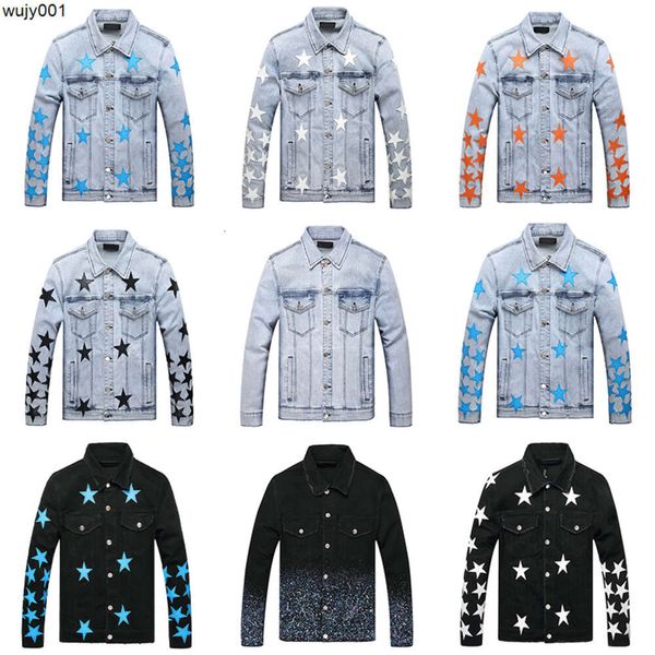 Men Jeans Jeans Jeans Jackets Slim Fit Fit Streetwear casual