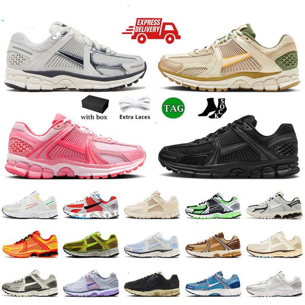 Scarpe da corsa vomero zoom da uomo atletico da uomo argento metallico uomo schiuma nero panda nero farina d'aveerone supersonic doernbecher gundam allenatori corridori sport sneaker