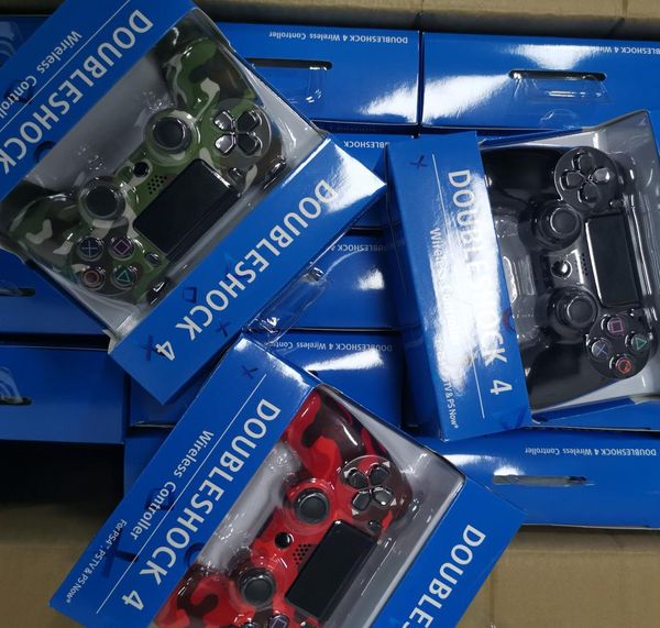 Беспроводной контроллер Bluetooth для PS4 Vibration Joystick Gamepad Game Controller для игровой станции с розничной коробкой 23 Colors DHL FR3355519